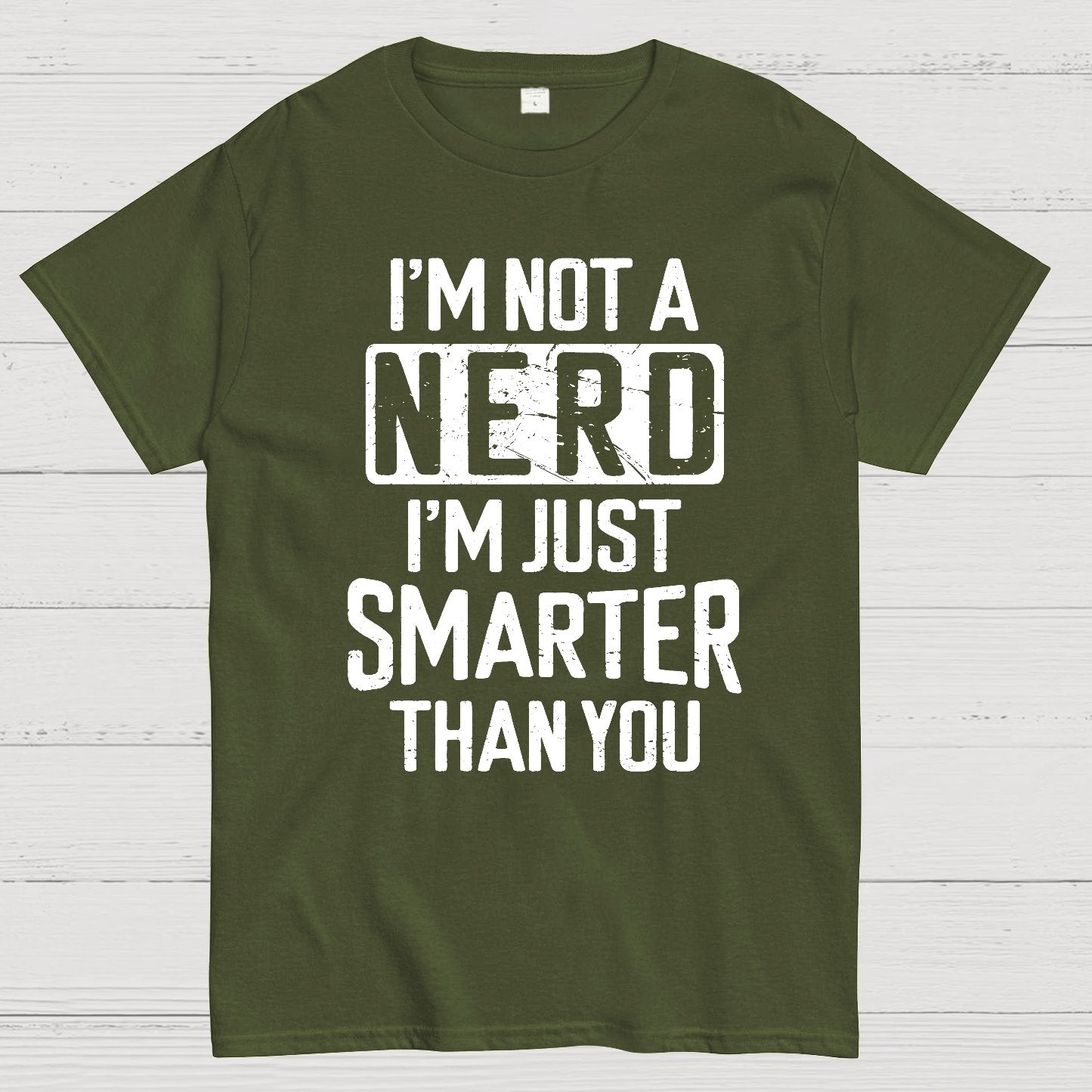 Funny Nerd T-shirt Smart person Geek T-Shirt