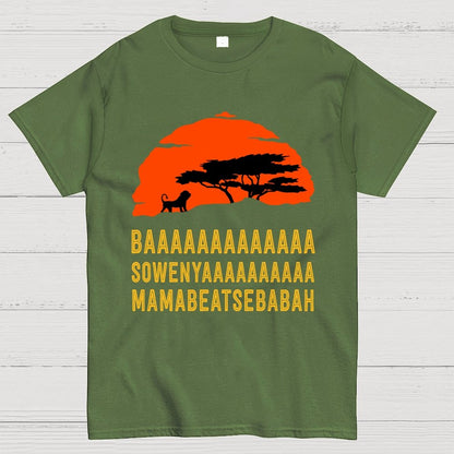 Baaa Sownyaaa Mamabeatsebabah Unisex Geek T-Shirt