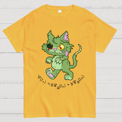 Schrödinger's Zombie Cat Geek T-Shirt