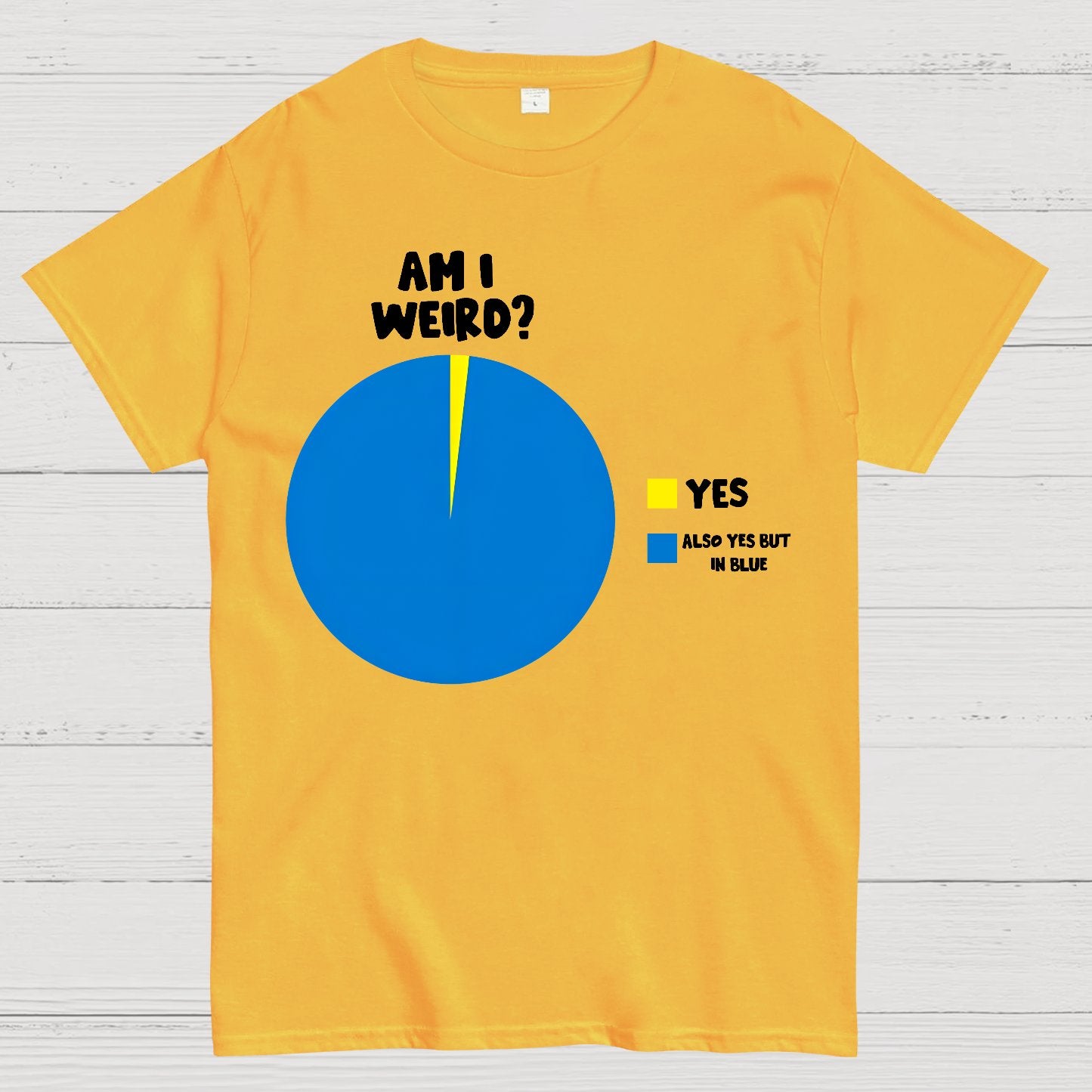 Yes But In Blue Geek T-Shirt