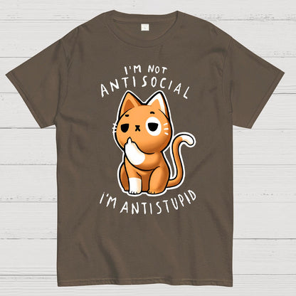 I'm not Antisocial, I'm Antistupid Geek T-Shirt