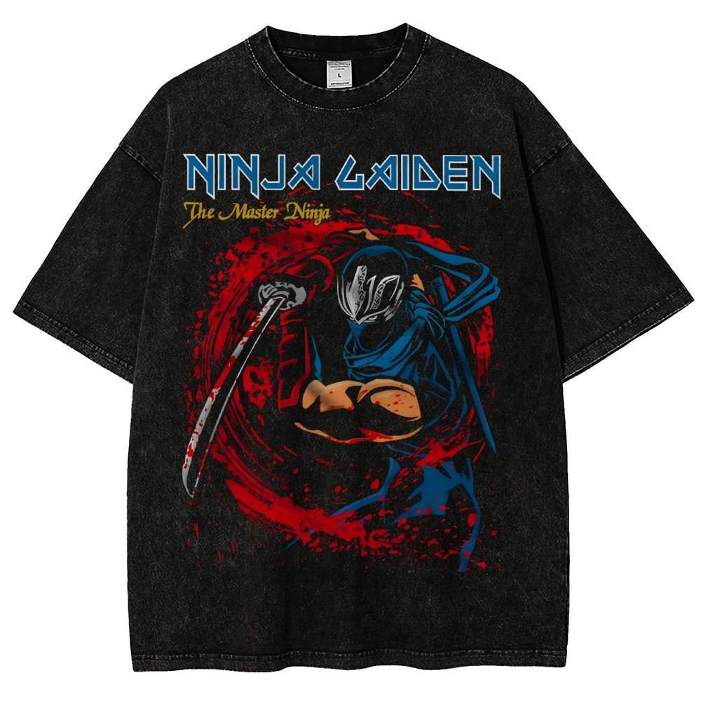 Super Ninja Vintage Distressed T-shirt