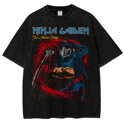 Super Ninja Vintage Distressed T-shirt
