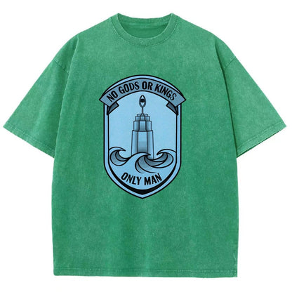 No Gods Or Kings Only Man Vintage Distressed T-shirt