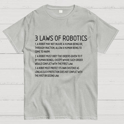 Three Laws of Robotics Geek T-Shirt
