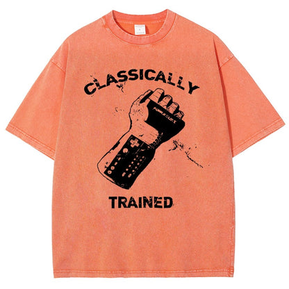 Classically Trained Gamer Vintage Distressed T-shirt