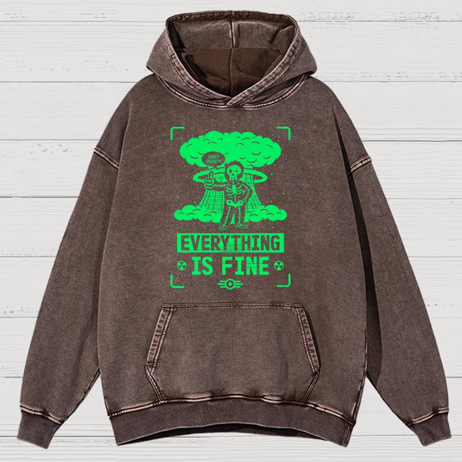 Nuclear Boy Vintage Distressed Hoodie