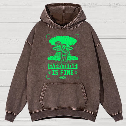 Nuclear Boy Vintage Distressed Hoodie
