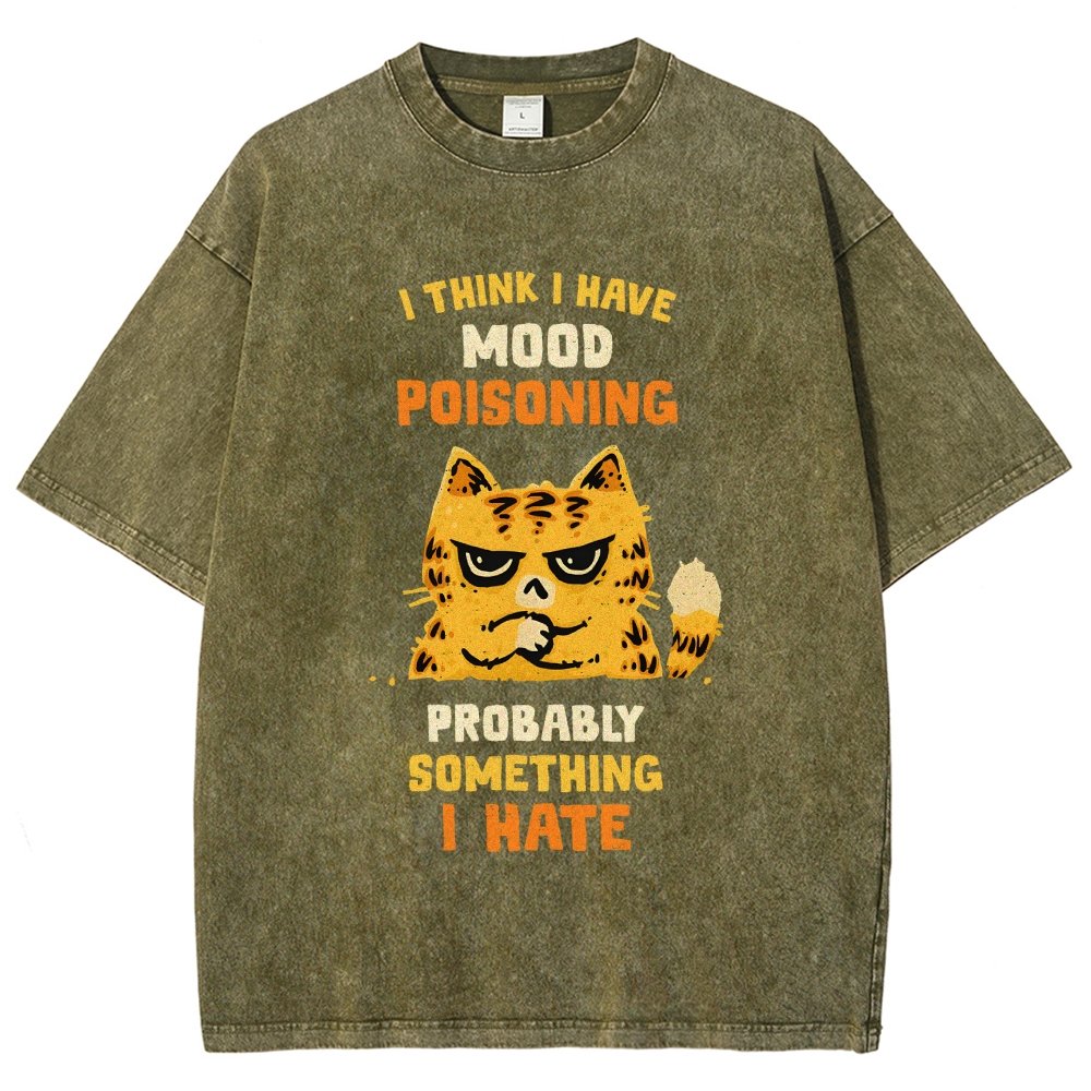 A Bad Case Of Mood Poisoning Vintage Distressed T-shirt