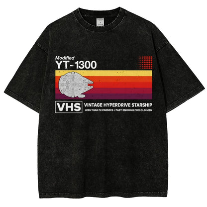 Vintage Hyperdrive Starship Vintage Distressed T-shirt
