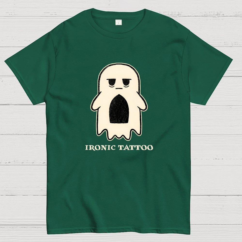 Ironic Tattoo Geek T-Shirt