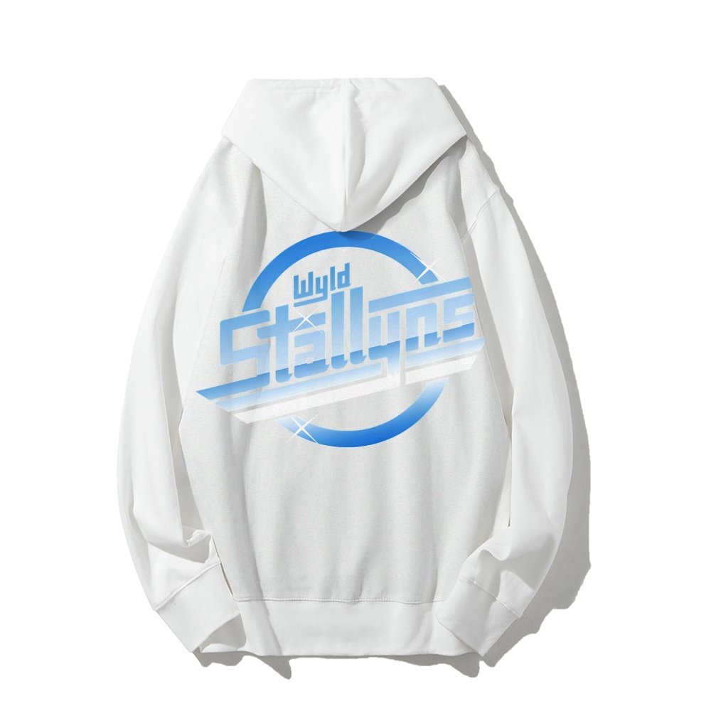Wyld Stroke Printed Back Unisex Cotton Hoodie
