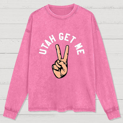 Utah Get Me Two Washed Long Sleeve Tee