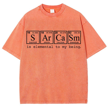 Periodic SArCaSm Vintage Distressed T-shirt