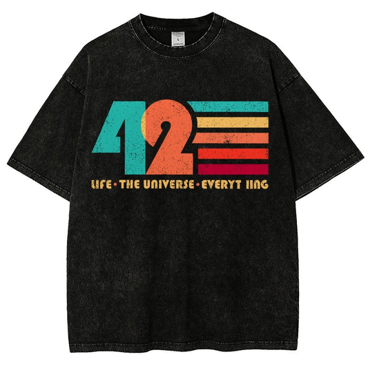 The Answer Is 42 Vintage Distressed T-shirt