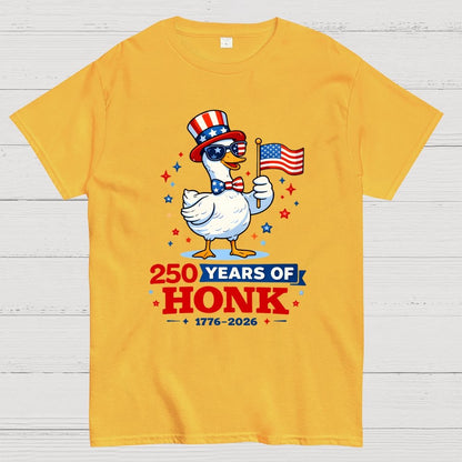 250 Years of Honk , Patriotic Goose Geek T-Shirt