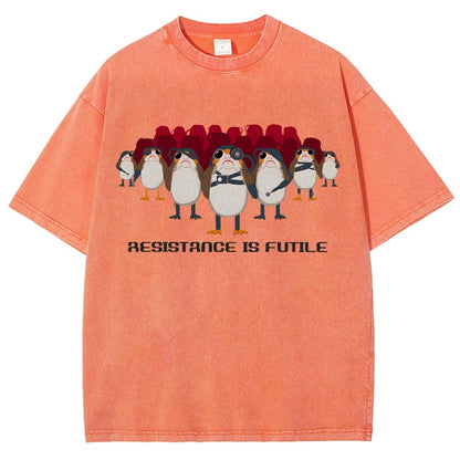 Resistance is Futile Vintage Distressed T-shirt