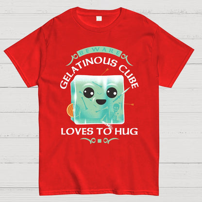 Gelatinous Cube Loves To Hug Geek T-Shirt
