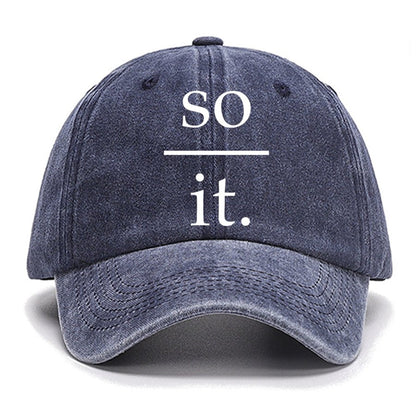 So Over It Nerd Cotton Hat