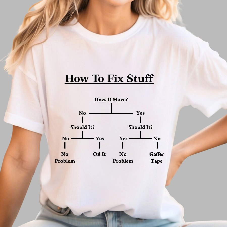 How To Fix Stuff DIY Guide Geek T-Shirt