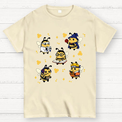 Nerdy Bees Squad Geek T-Shirt