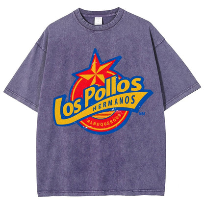 Los Pollos Hermoso Vintage Distressed T-shirt
