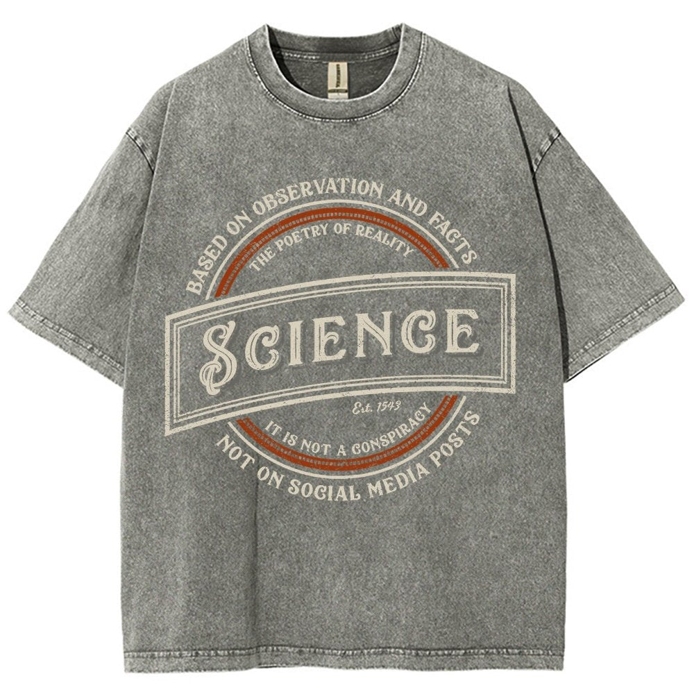 Old-Timey Science Vintage Distressed T-shirt