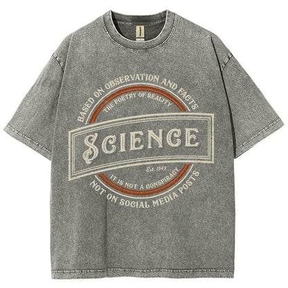 Old-Timey Science Vintage Distressed T-shirt