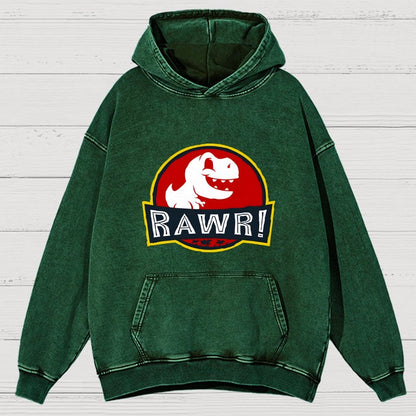 RAWR! Vintage Distressed Hoodie