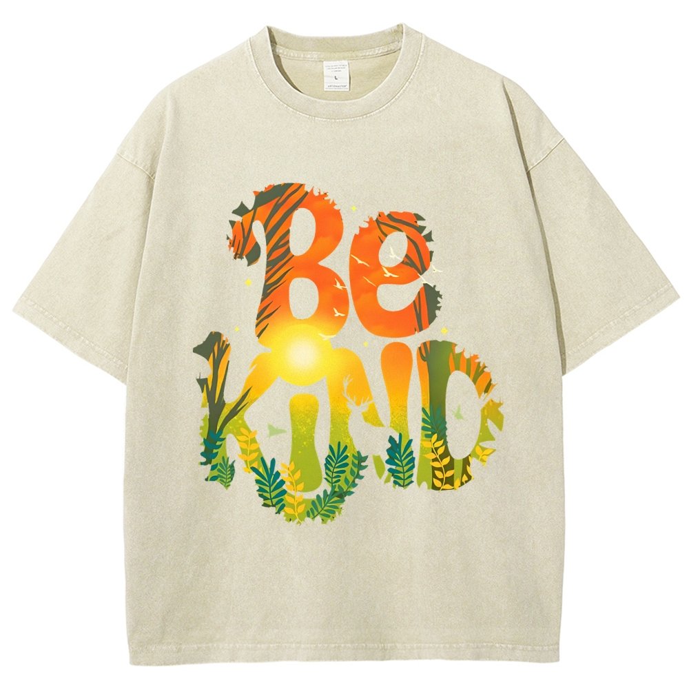 Be Kind Vintage Distressed T-shirt