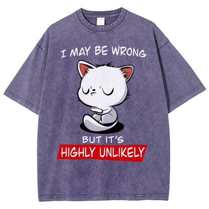 I May Be Wrong Vintage Distressed T-shirt