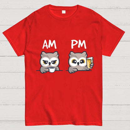 AM PM owl clock Geeky T-Shirt