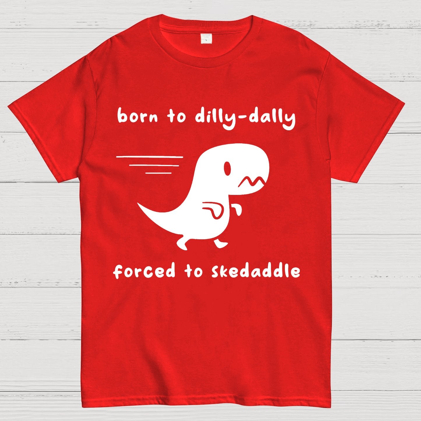 Forced To Skedaddle Geek T-Shirt