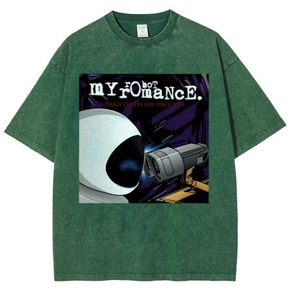 My Robot Romance Vintage Distressed T-shirt