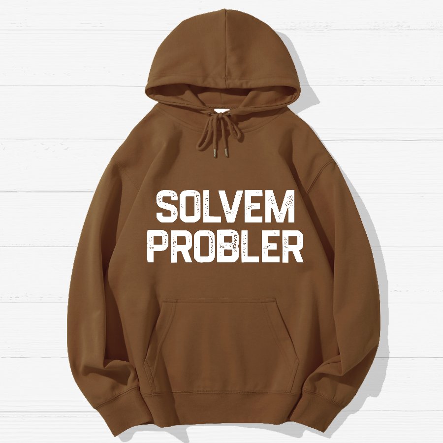 Problem Solved Geek Cotton Hoodie