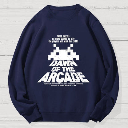 Dawn of the Arcade Geek Cotton Sweatshirt