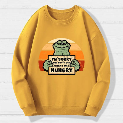 Hangry Monster Geek Cotton Sweatshirt