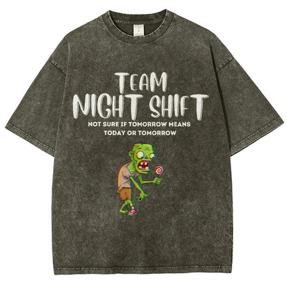 Night Shift Team! Vintage Distressed T-shirt