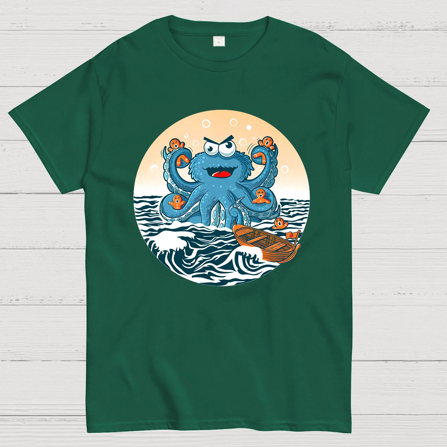 Cookie Kraken Attack Geek T-Shirt