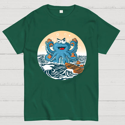 Cookie Kraken Attack Geek T-Shirt