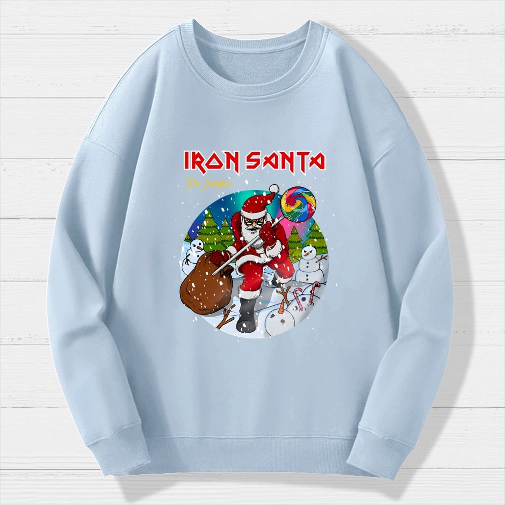 Iron Santa Geek Cotton Sweatshirt