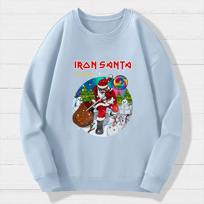 Iron Santa Geek Cotton Sweatshirt