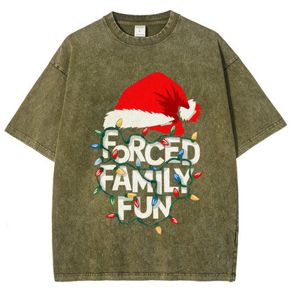 Forced Family Fun Vintage Distressed T-shirt