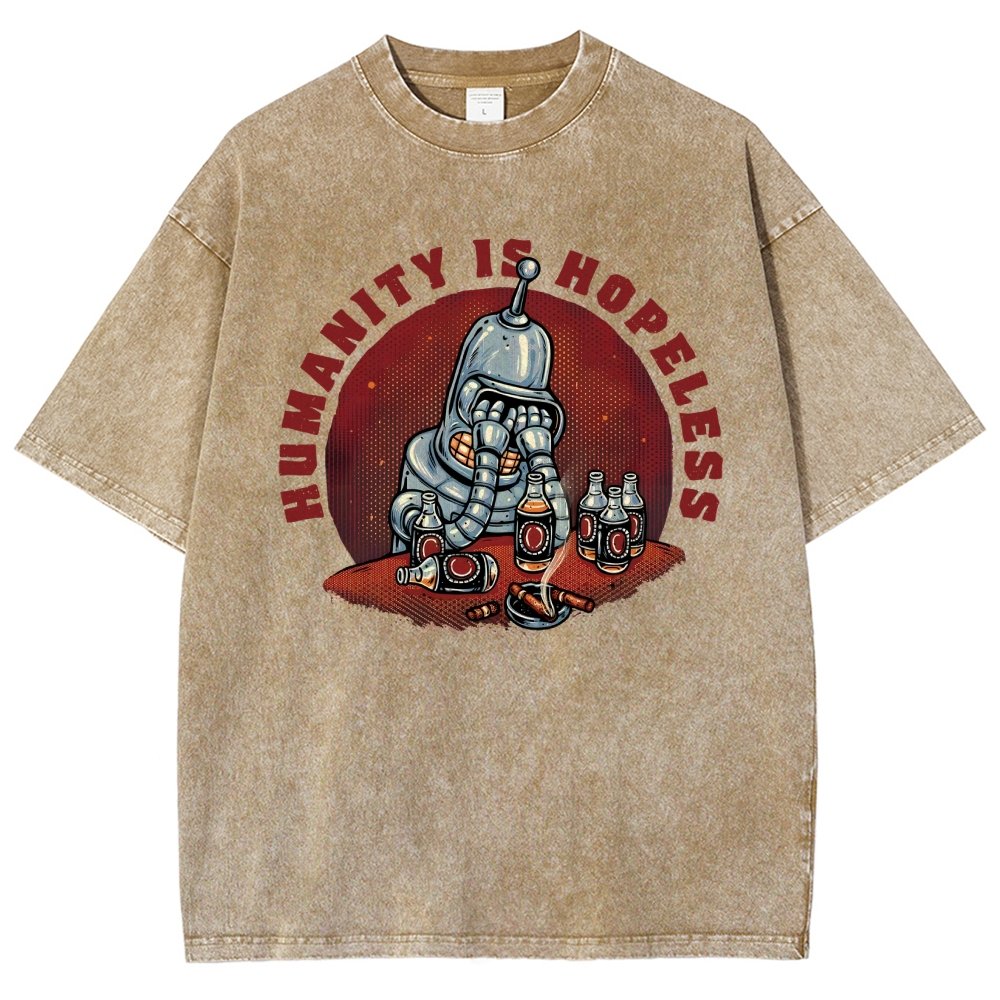 Humanity Is Hopeless Vintage Distressed T-shirt