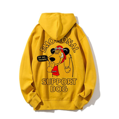 Support Or Not? Printed Back Unisex Cotton Hoodie