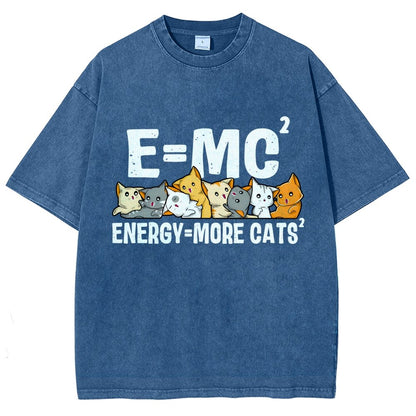 E=MC2 Vintage Distressed T-shirt