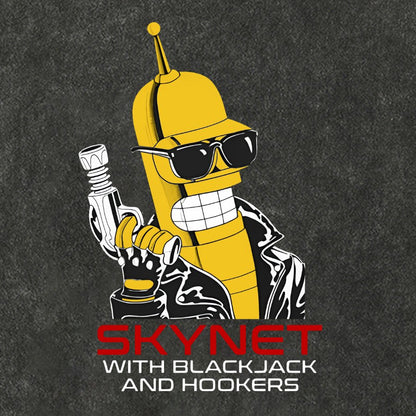 Cyber Force With Hookers And Blackjack Vintage Distressed T-shirt