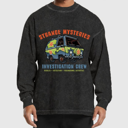 Strange Mysteries Washed Long Sleeve Tee