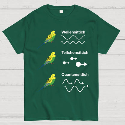 science Quantensittich Geek T-Shirt