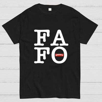 Generation X Gen X-er FAFO Geeky T-Shirt